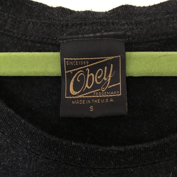 Obey Records T-Shirt - Picture 3 of 4